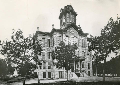 Old Main, the first building on the University of Minnesota campus